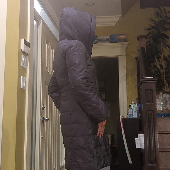 Michael kors down puffer jacket women small black ish - Picture 4 of 10